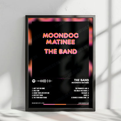 The Band "Moondog Matinee" Album Cover Poster - with Complete Tracklist