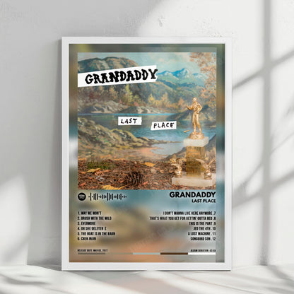 Grandaddy "Last Place" Album Cover Poster - with Complete Tracklist