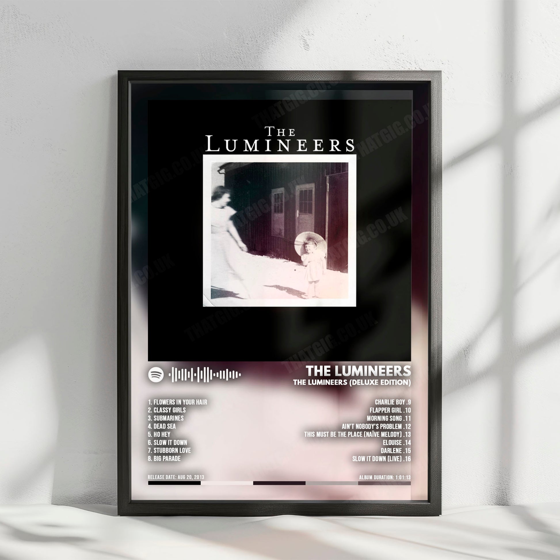 The Lumineers "The Lumineers (Deluxe Edition)" Album Cover Poster - with Complete Tracklist