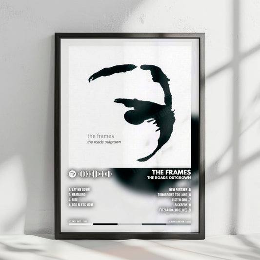 The Frames "The Roads Outgrown" Album Cover Poster - with Complete Tracklist