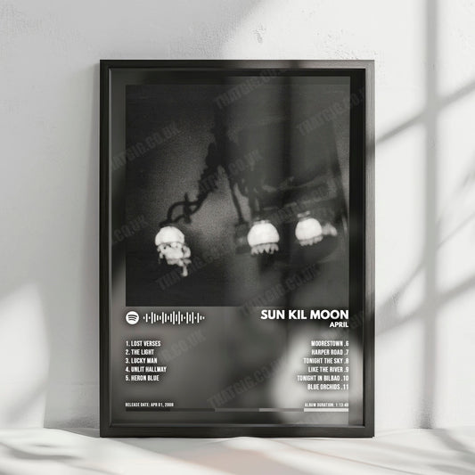 Sun Kil Moon "Jesu/Sun Kil Moon" Album Cover Poster - with Complete Tracklist