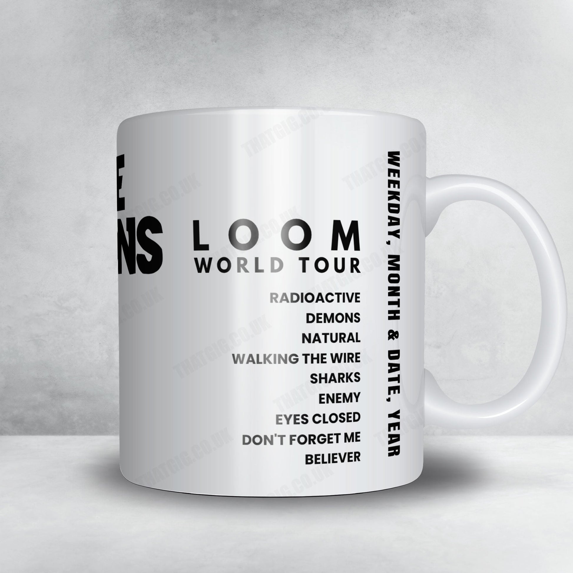 Imagine Dragons Setlist Mug - Tele2 Arena, Stockholm - June 5th, 2025