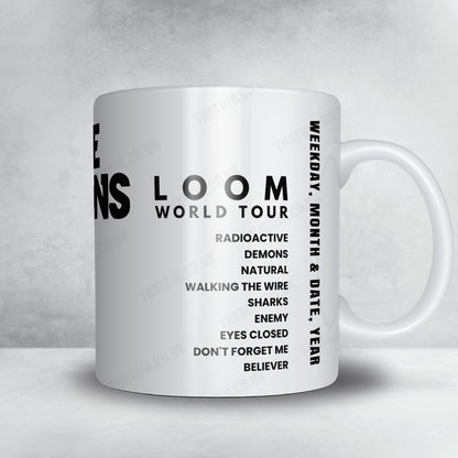 Imagine Dragons Setlist Mug - Tallinna Lauluväljak, Tallinn - June 3rd, 2025
