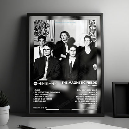 The Magnetic Fields "Get Lost" Album Cover Poster - with Complete Tracklist