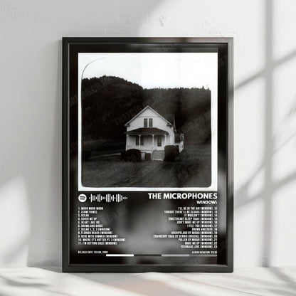 The Microphones "Window:" Album Cover Poster - with Complete Tracklist