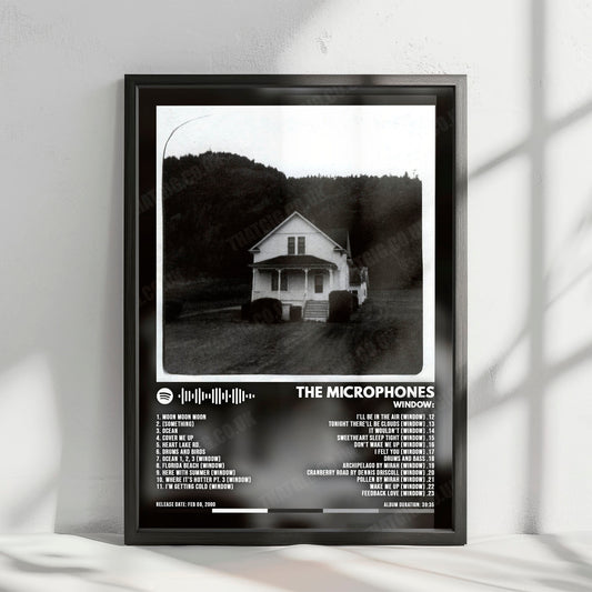 The Microphones "Window:" Album Cover Poster - with Complete Tracklist
