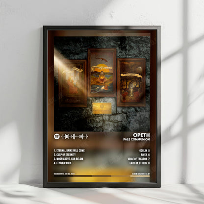 Opeth "Pale Communion" Album Cover Poster - with Complete Tracklist