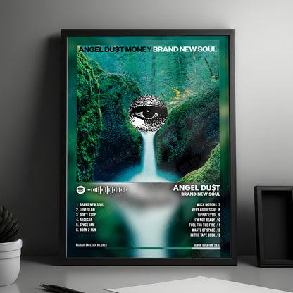 Angel Du$t "Brand New Soul" Album Cover Poster - with Complete Tracklist
