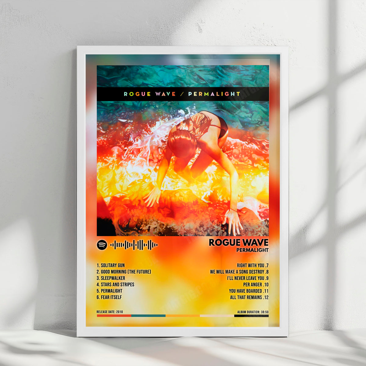 Rogue Wave "Permalight" Album Cover Poster - with Complete Tracklist