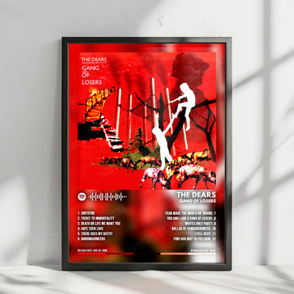 The Dears "Gang of Losers" Album Cover Poster - with Complete Tracklist