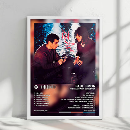 Paul Simon "The Paul Simon Songbook" Album Cover Poster - with Complete Tracklist