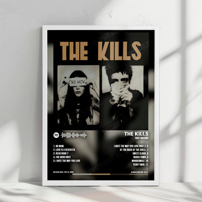 The Kills "No Wow" Album Cover Poster - with Complete Tracklist