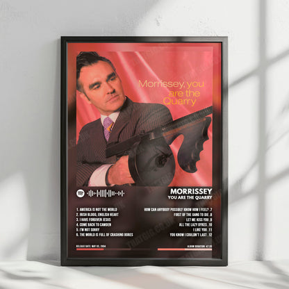 Morrissey "You Are the Quarry" Album Cover Poster - with Complete Tracklist