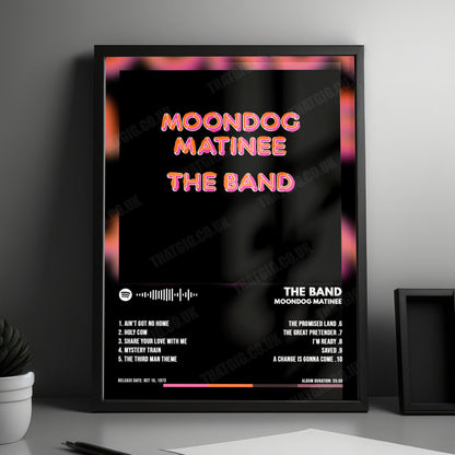 The Band "Moondog Matinee" Album Cover Poster - with Complete Tracklist