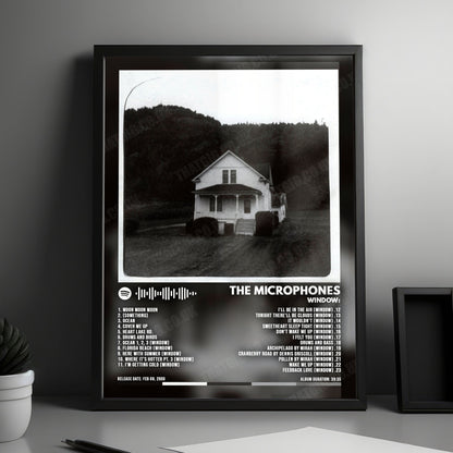 The Microphones "Window:" Album Cover Poster - with Complete Tracklist