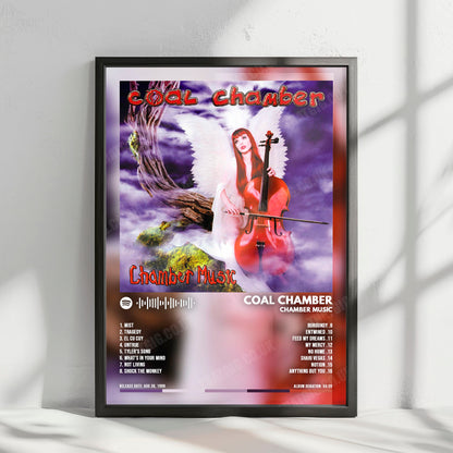 Coal Chamber "Chamber Music" Album Cover Poster - with Complete Tracklist