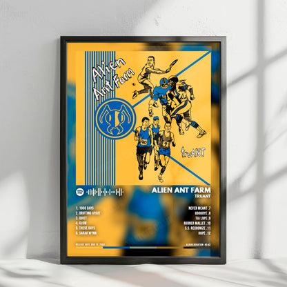 Alien Ant Farm "truANT " Album Cover Poster - with Complete Tracklist