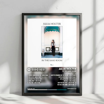 Julia Holter "In The Same Room" Album Cover Poster - with Complete Tracklist