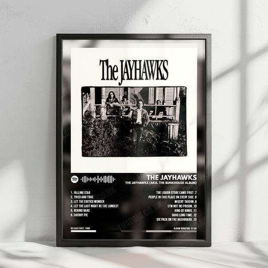 The Jayhawks "The Jayhawks (aka. The Bunkhouse Album)" Album Cover Poster - with Complete Tracklist
