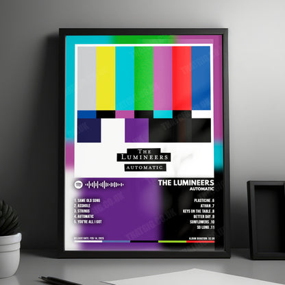 The Lumineers "Automatic" Album Cover Poster - with Complete Tracklist