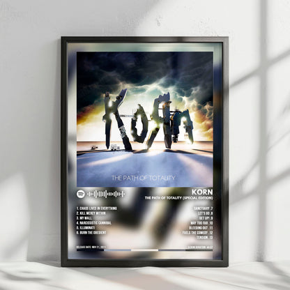 Korn "The Path of Totality" Album Cover Poster - with Complete Tracklist