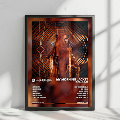 My Morning Jacket "It Still Moves" Album Cover Poster - with Complete Tracklist