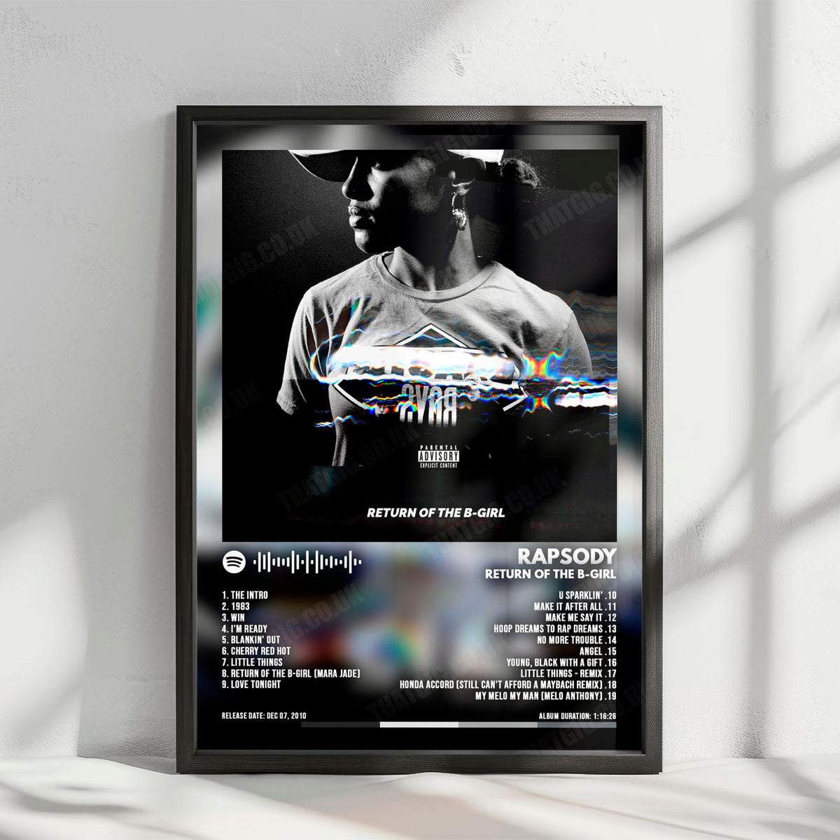 Rapsody "Return of the B-Girl" Album Cover Poster - with Complete Tracklist