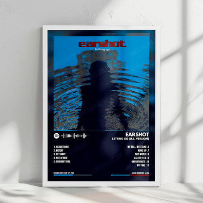 Earshot "Letting Go" Album Cover Poster - with Complete Tracklist
