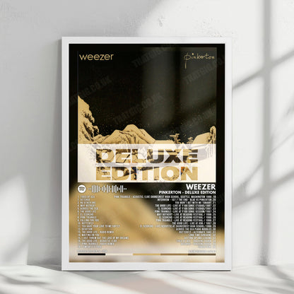 Weezer "Pinkerton" Album Cover Poster - with Complete Tracklist