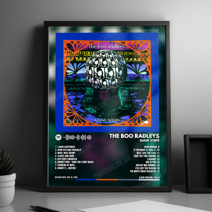 The Boo Radleys "Giant Steps" Album Cover Poster - with Complete Tracklist