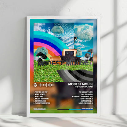 Modest Mouse "The Golden Casket" Album Cover Poster - with Complete Tracklist
