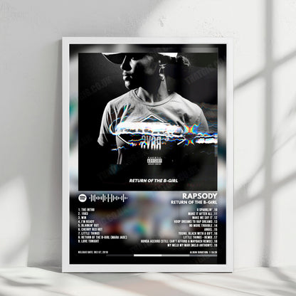 Rapsody "Return of the B-Girl" Album Cover Poster - with Complete Tracklist