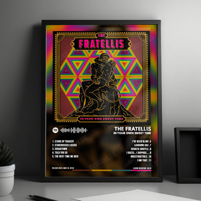 The Fratellis "In Your Own Sweet Time" Album Cover Poster - with Complete Tracklist