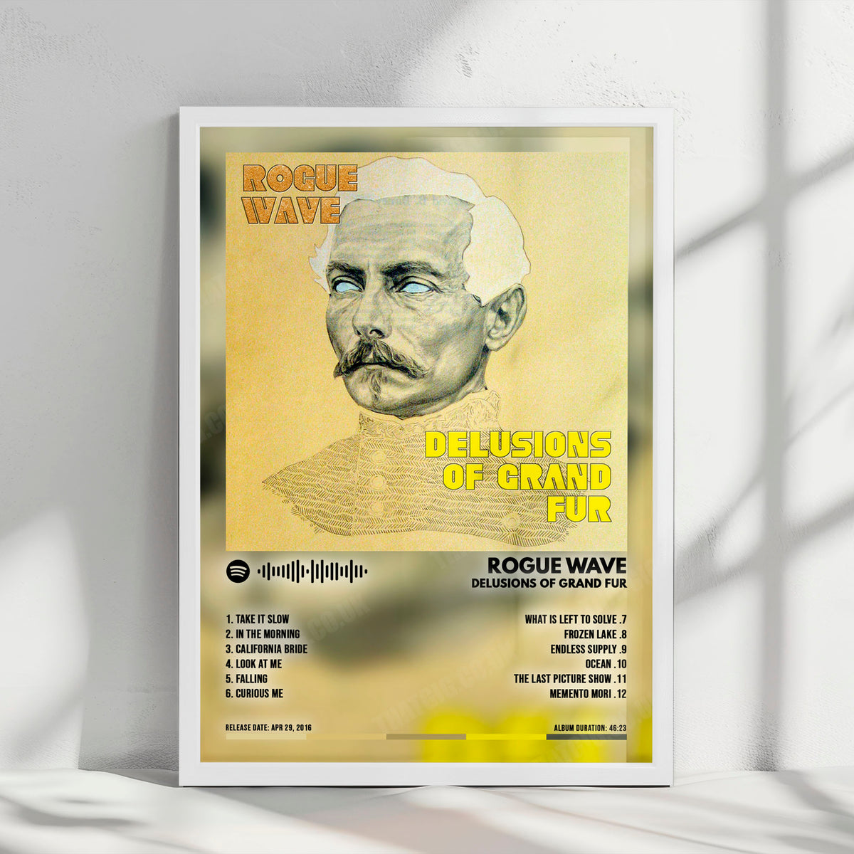 Rogue Wave "Delusions of Grand Fur" Album Cover Poster - with Complete Tracklist