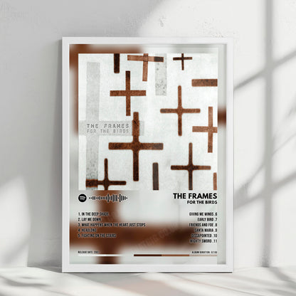 The Frames "For The Birds" Album Cover Poster - with Complete Tracklist