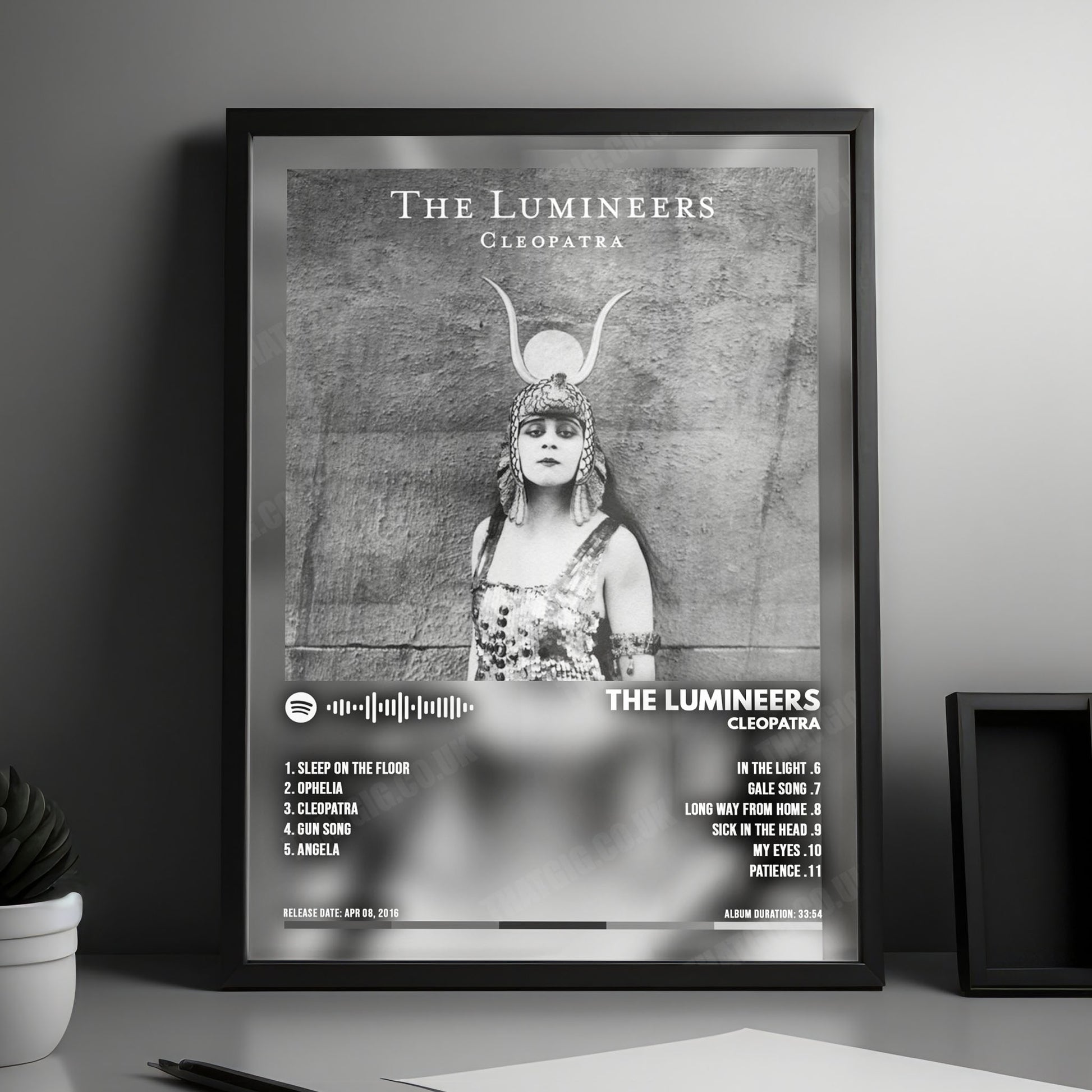 The Lumineers "Cleopatra" Album Cover Poster - with Complete Tracklist