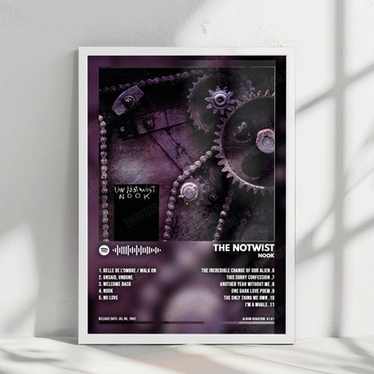 The Notwist "Nook" Album Cover Poster - with Complete Tracklist