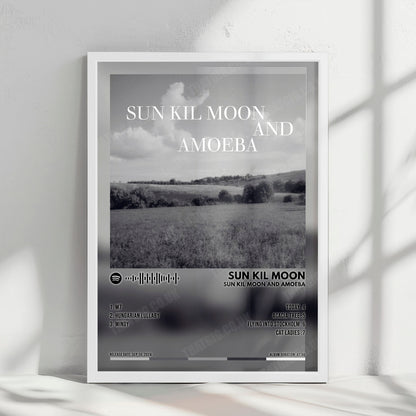 Sun Kil Moon "Sun Kil Moon and Amoeba" Album Cover Poster - with Complete Tracklist