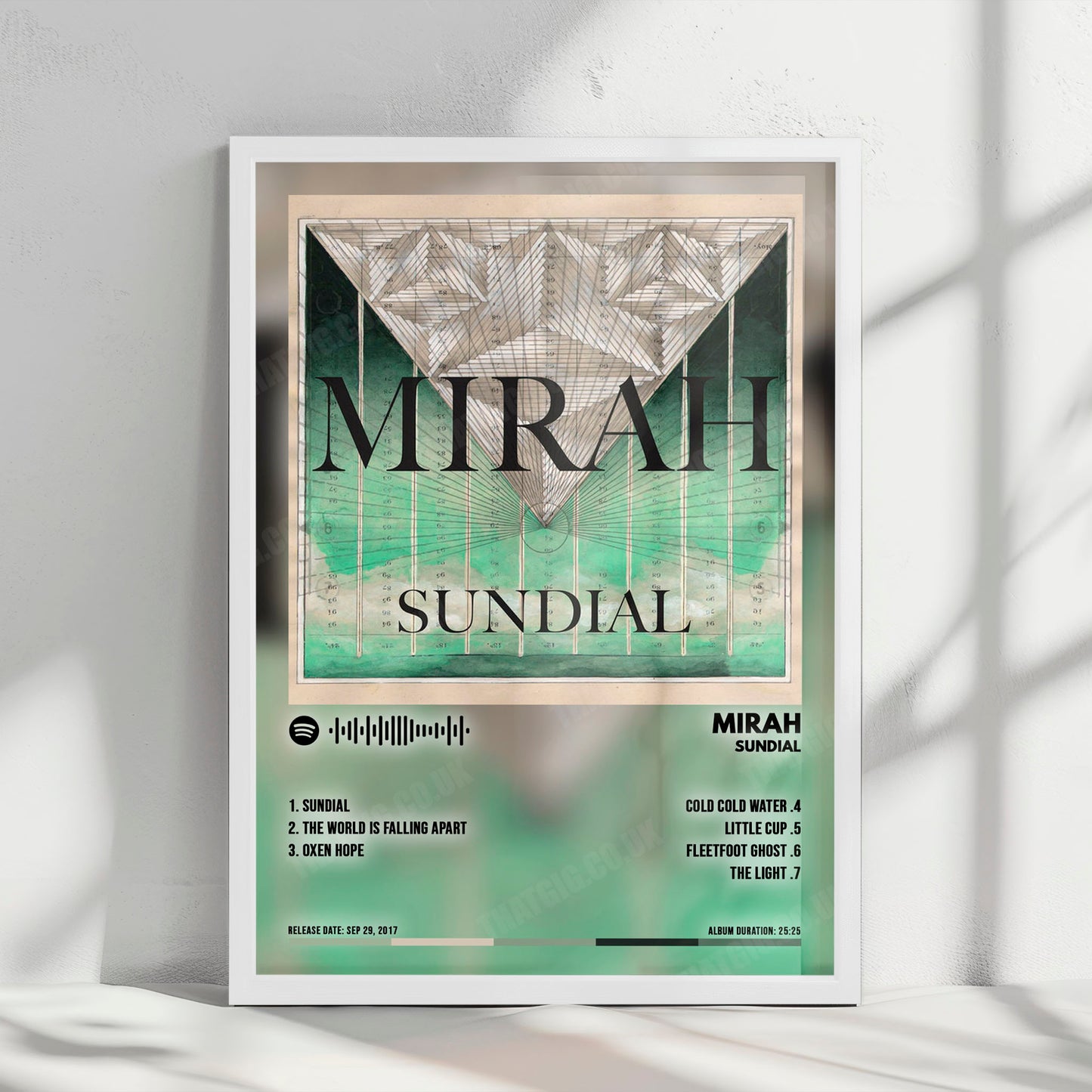 Mirah "Sundial" Album Cover Poster - with Complete Tracklist