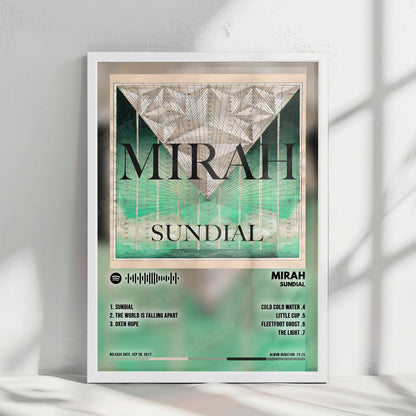 Mirah "Sundial" Album Cover Poster - with Complete Tracklist