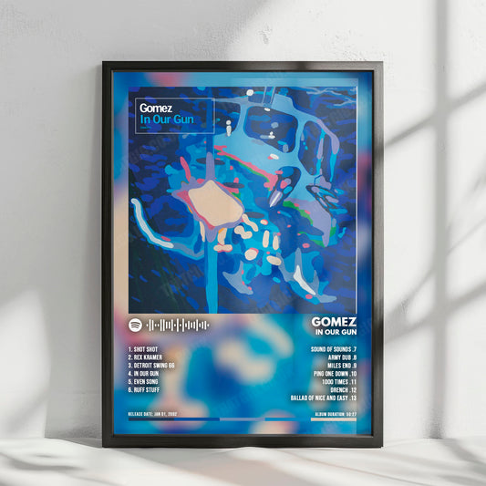 Gomez "In Our Gun" Album Cover Poster - with Complete Tracklist