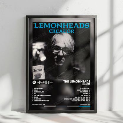 The Lemonheads "Creator" Album Cover Poster - with Complete Tracklist
