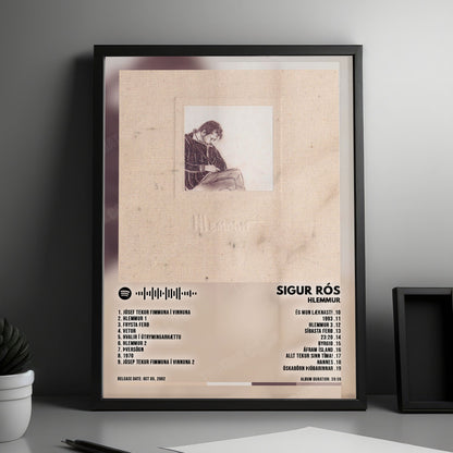 Sigur_Rós "Hlemmur" Album Cover Poster - with Complete Tracklist