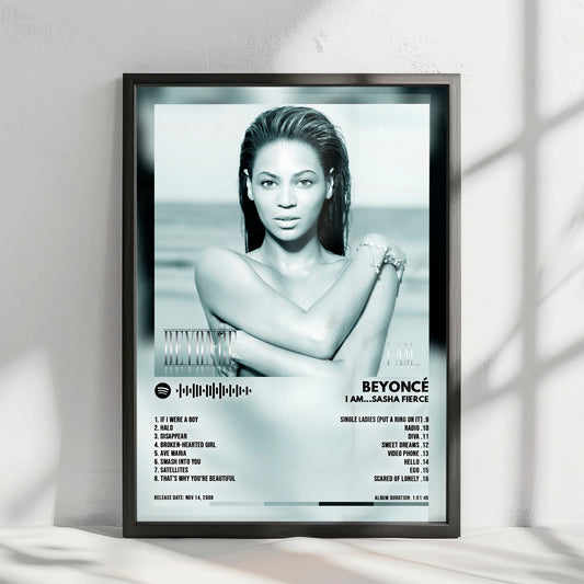 Beyoncé "I Am... Sasha Fierce" Album Cover Poster - with Complete Tracklist