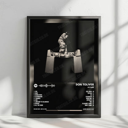 Don Toliver "OCTANE" Album Cover Poster - with Complete Tracklist