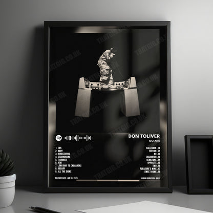 Don Toliver "OCTANE" Album Cover Poster - with Complete Tracklist