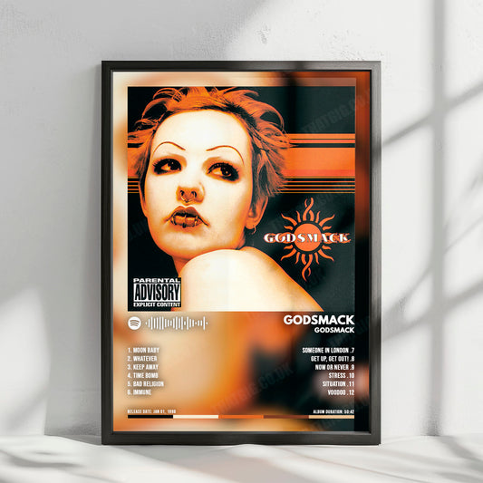 Godsmack "Godsmack " Album Cover Poster - with Complete Tracklist