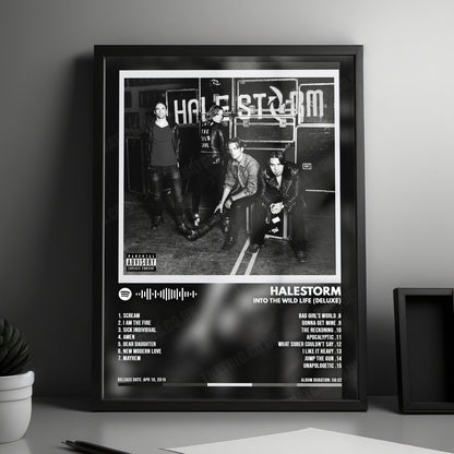 Halestorm "Into the Wild Life " Album Cover Poster - with Complete Tracklist
