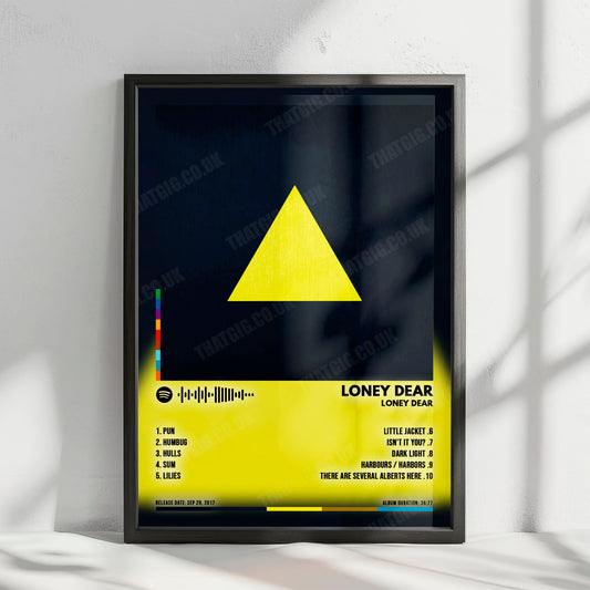 Loney Dear "Loney Dear" Album Cover Poster - with Complete Tracklist