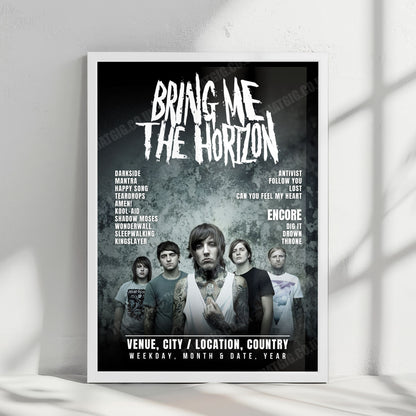Bring Me the Horizon Setlist Poster - Discovery Park, Sacramento - October 5th, 2025